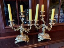 Set 2pz Candelabri Antichi Vintage