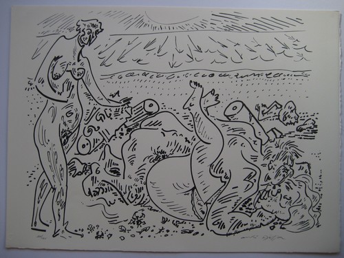 Masson andre lithographie 1971 - andre,