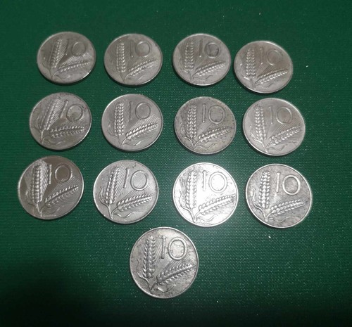 Lotto monete 10 - lotto, lire