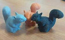 Scoiattolo squirrel in miniatura giocattolo gioco pupazzo no peluche colori vari