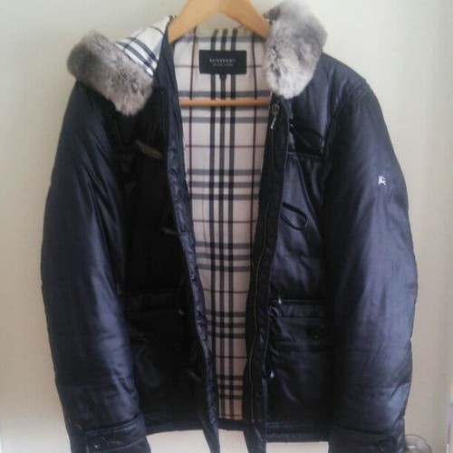 Piumino burberry black - piumino, label