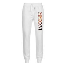 Slim Fit Jogging Pants White