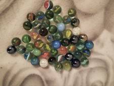 BIGLIE DI VETRO VINTAGE ANNI