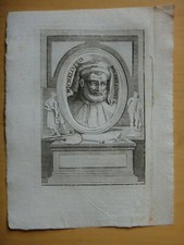 1750 circa-MICHELOZZO MICHELOZZI-Incisione-Architettura-Scultura-FIRENZE+