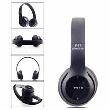 Cuffie Stereo Bluetooth Wireless Microfono Pieghevoli Vari Colori Art P47 Nuovo