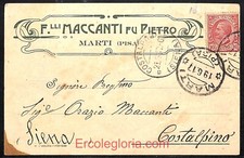 ad7001 - CARTOLINA D'EPOCA - Pisa Provincia - Marti  1917
