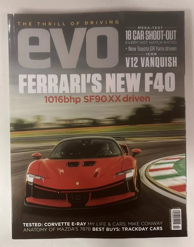 Evo magazine ferrari f40 sf90 - magazine,