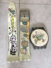 Swatch gigante Orologio da parete appendibile VINTAGE cactus