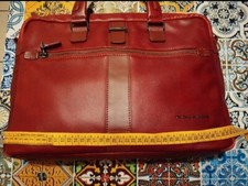 Piquadro cartella porta pc di pelle bordeaux