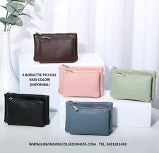 Portafoglio A Doppio Strato Porta Carte E Monete doppia divisibile vari colori