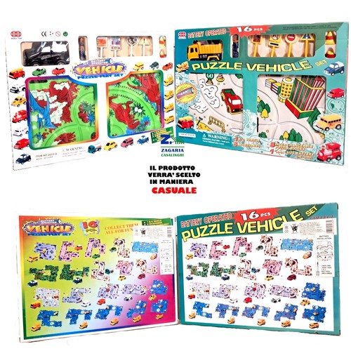 Pista puzzle auto mezzi - pista,