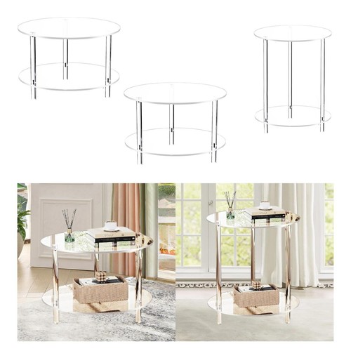 Table appoint acrylique - d'appoint, en