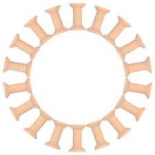  50 pezzi bobine di legno