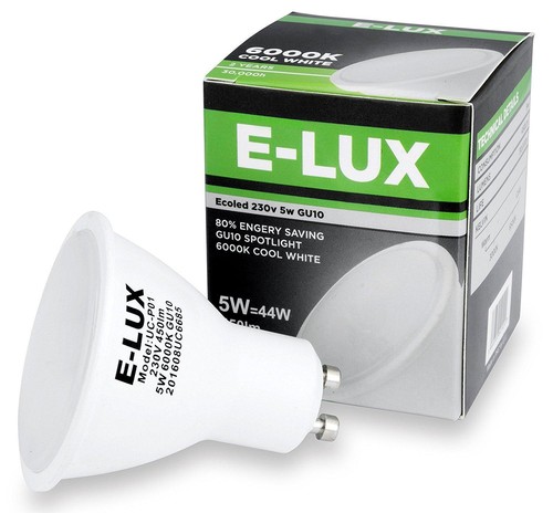 Stock 5w gu10 lampada - 10,
