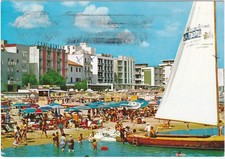 CATTOLICA - RIMINI - ALBERGHI VISTI DAL MARE - VIAGG. 1968 -85759-