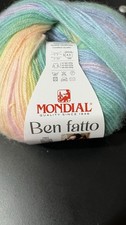Gomitolo lana sfumato Mohair Ben fatto Mondial lana vergine merino cake