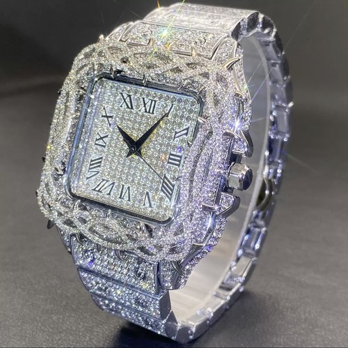 Orologio vvs moissanite - orologio,