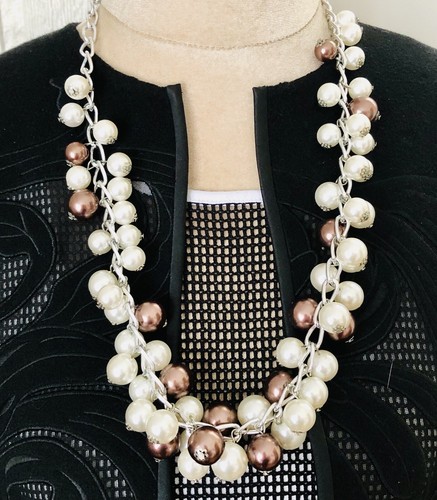 Collana perline finte perle - collana,