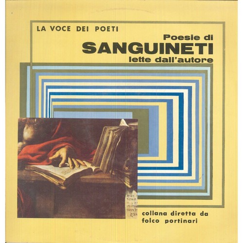 Edoardo sanguineti lp - sanguineti, ‎‎lp