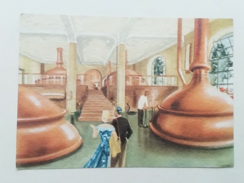 Cartolina pubblicitaria birra - pubblicitaria,