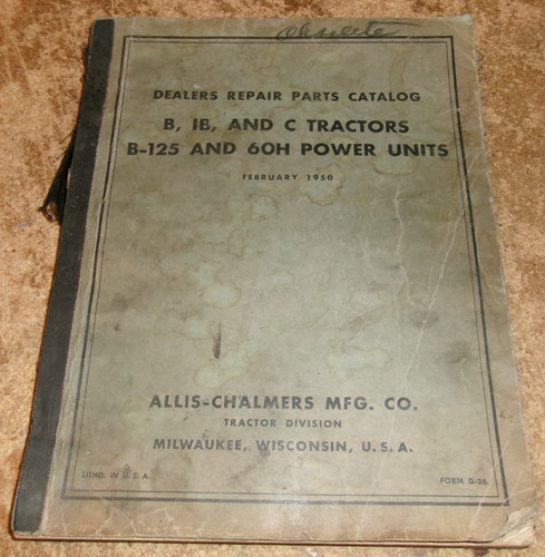 1950 allis chalmers - 1950, allis-chalmers