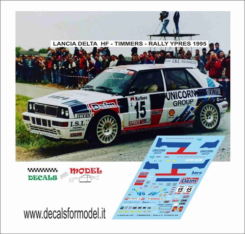 Decals lancia delta - decals, hf