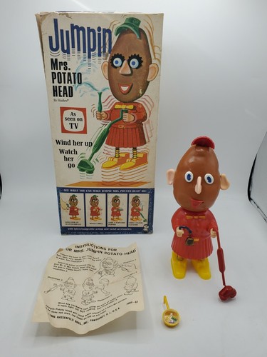 Hasbro wind jumpin mrs 1966 - wind-up,