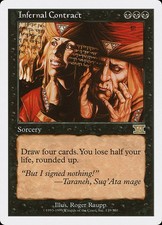MTG Infernal Contract 6ED