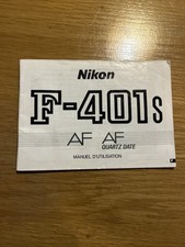 Notice D’appareil Photo Très Bon État Nikon F 401 S