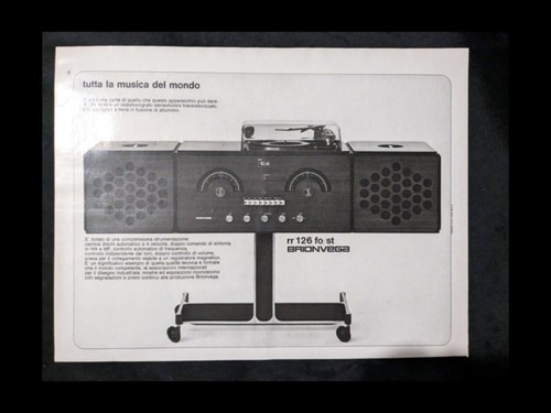 Brionvega rr126 giradischi - rr126,
