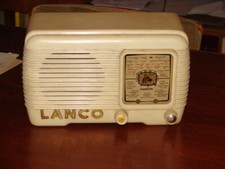 gg955-RADIO IN BAKELITE VINTAGE LANCO PHONETTA