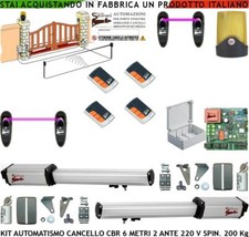 KIT AUTOMAZIONE CANCELLO 6