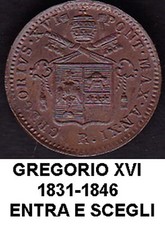 MONETE GREGORIO XVI 1831/1946