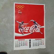 COCA COLA CALENDARIO  1996 COKE OLIMPIADI ATLANTA 1996 OLYMPIC GAMES