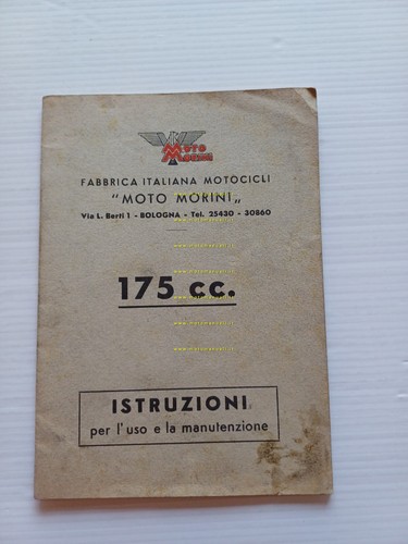 Moto morini 175 - 175, 1a
