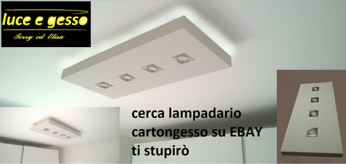 Lampadario cartongesso - in,