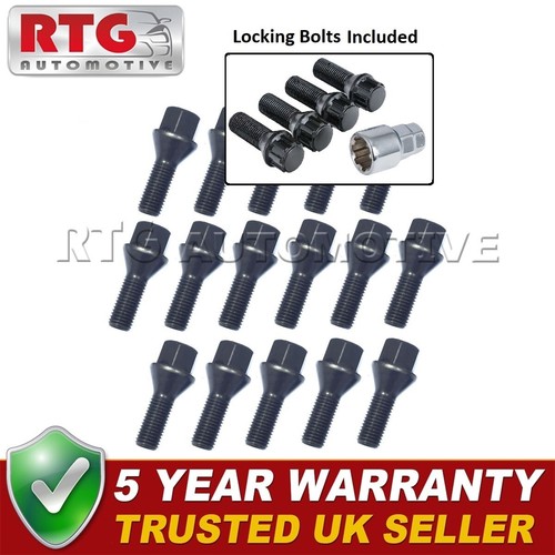 16x bulloni neri 4x - 16x,