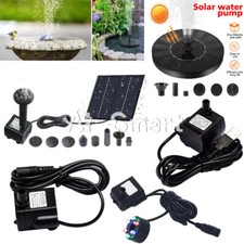 Fontana alimentata da pannello