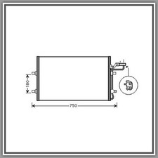 Condensatore Volvo S40-V50-(Anno 2004-2007)