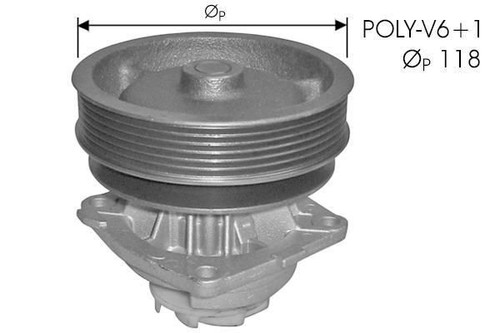 Pompa acqua fiat scudo - acqua,