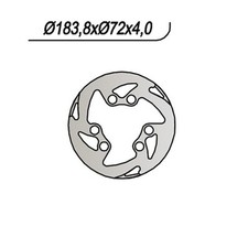 DISCO FRENO ANTERIORE NG 355