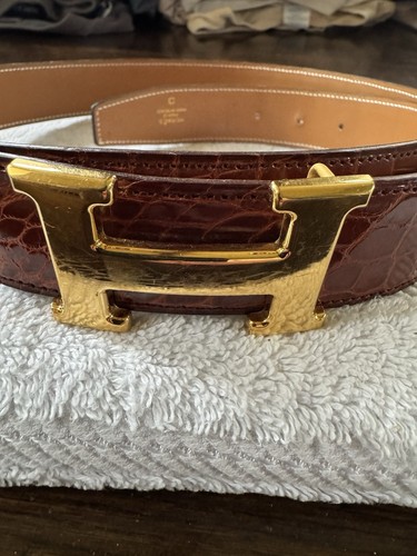 Hermès brown reversible - hermÈs,