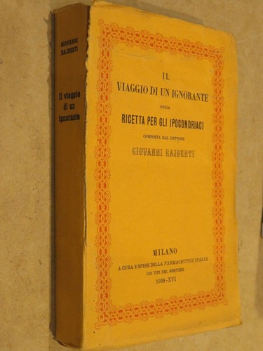Viaggio un ignorante - il,