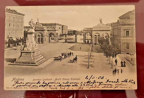 Cartolina modena barriera - cartolina,