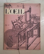 RIVISTA L'OEIL NUMERO 51 1959