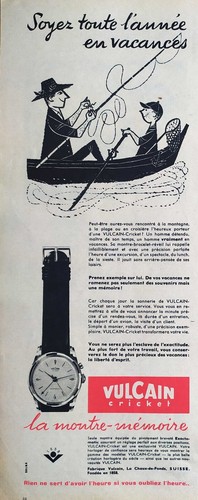 Publicité papier montre - -,