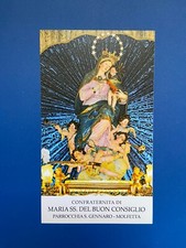 Santino Holy Card Maria SS Del
