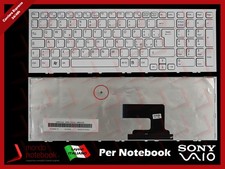 Tastiera Italiana per Notebook SONY VAIO VPC-EH17FG/B (Bianca) Con Frame