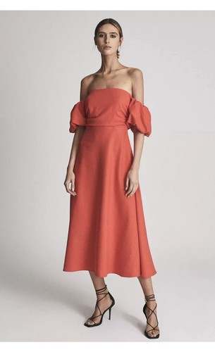 Reiss abito midi spalle - reiss,