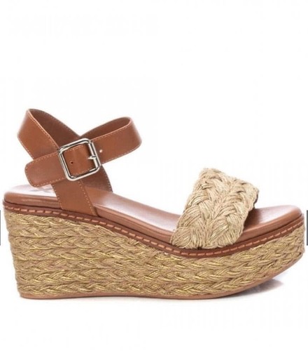 Sandalo donna xti zeppa corda - zeppa,